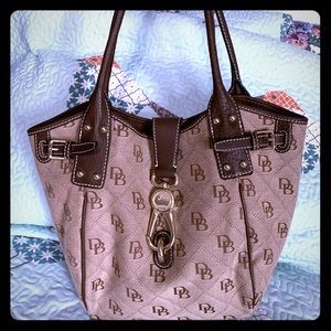 Dooney & Bourke Logo Lock Tulip Handbag